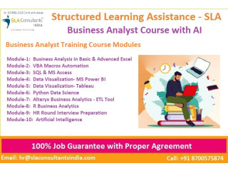 Business Analyst Course in Delhi, Microsoft Power BI Copilot Certification," SLA Consultants India"