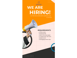 Flutter developer Intern
